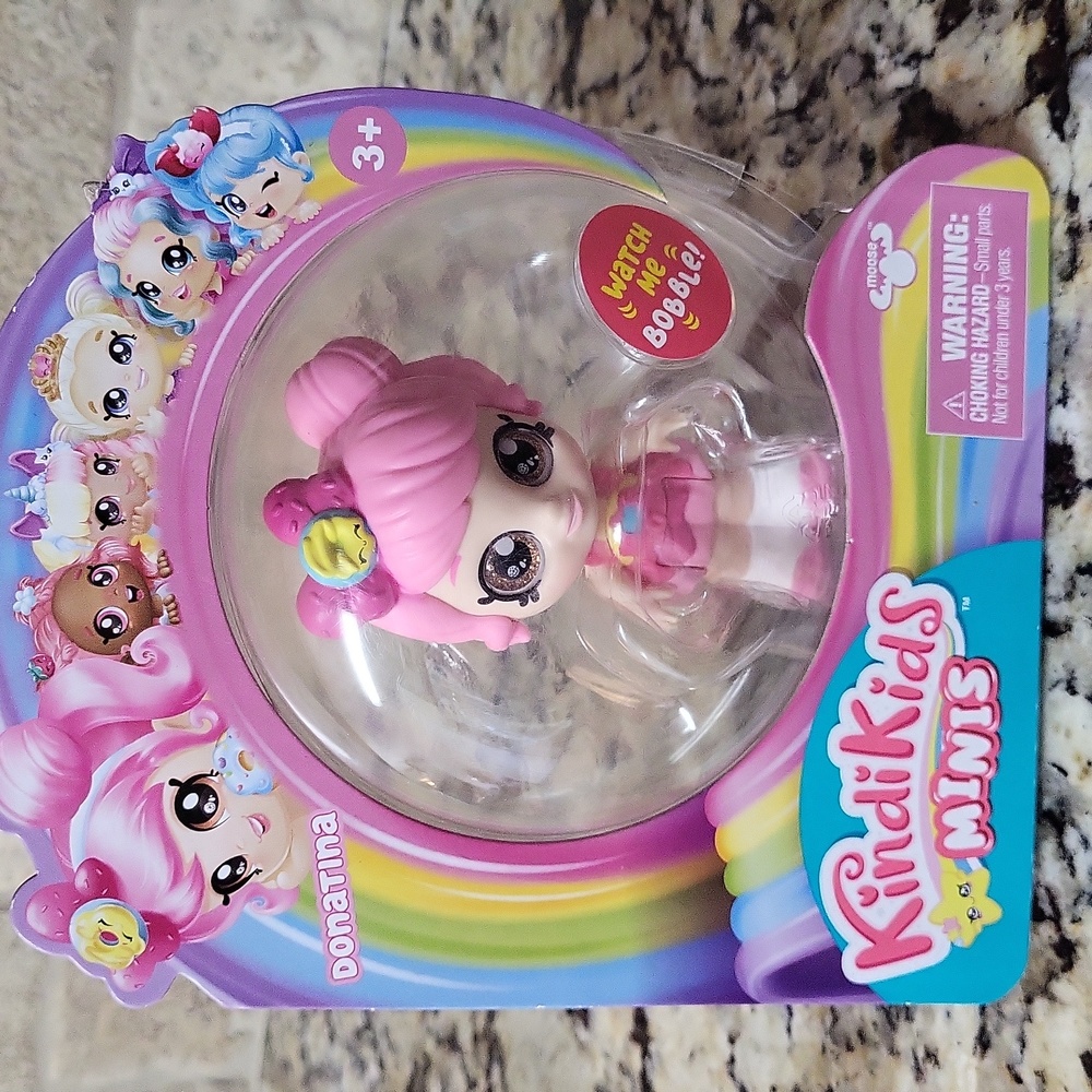 Kindi Kids Minis Donatina Bobblehead Doll